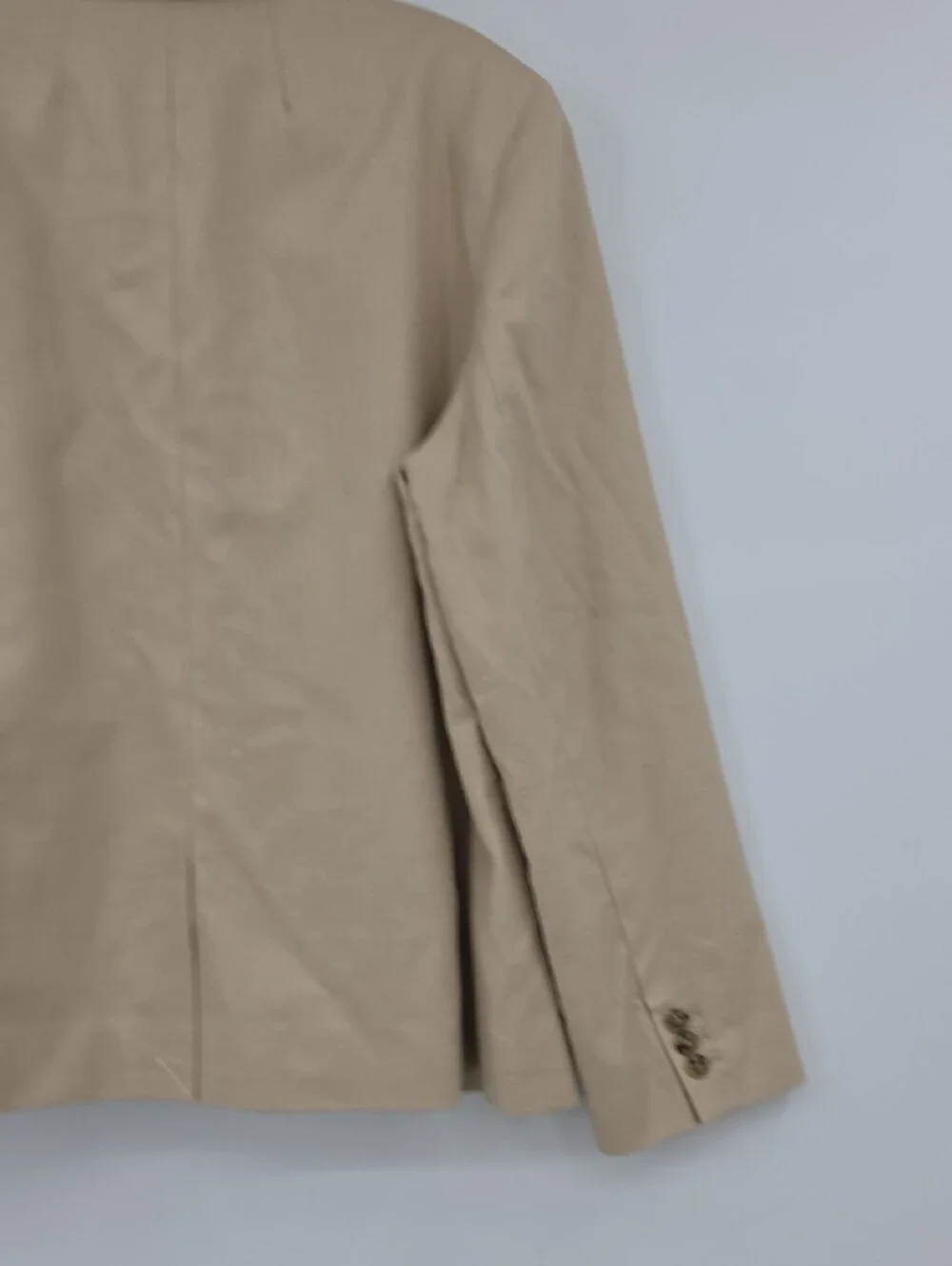 J. Crew Refined linen blend blazer Light Beige Two-Button  Blazer Size 14